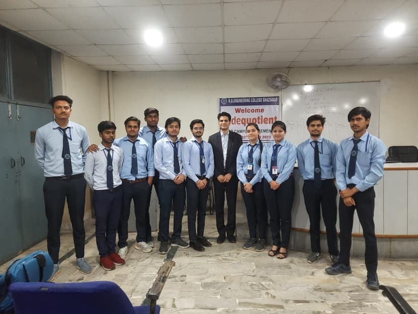 SuperCoders Selection Drive at R.D. Engineering College, Ghaziabad