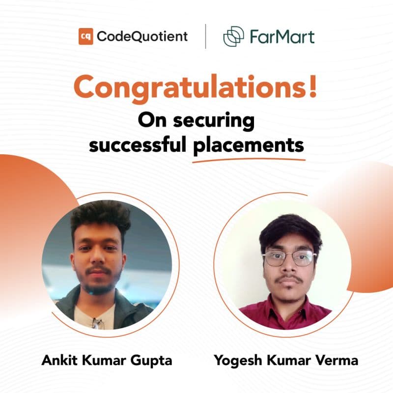 CodeQuotient students got placed in FarMart