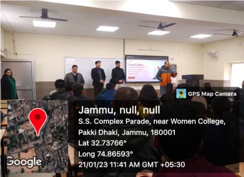 Software Engineer Trainee Internship Joint Drive by CodeQuotient for All Govt. Colleges of Jammu & Kashmir